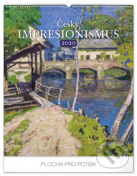 Nástěnný kalendář Český impresionismus 2020, Presco Group, 2019