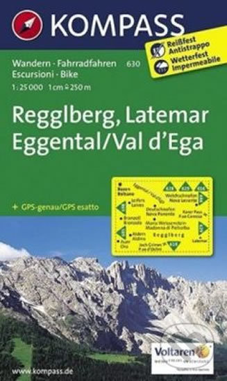 Regglberg, Latermal, Eggental 1:25 000, Marco Polo, 2019