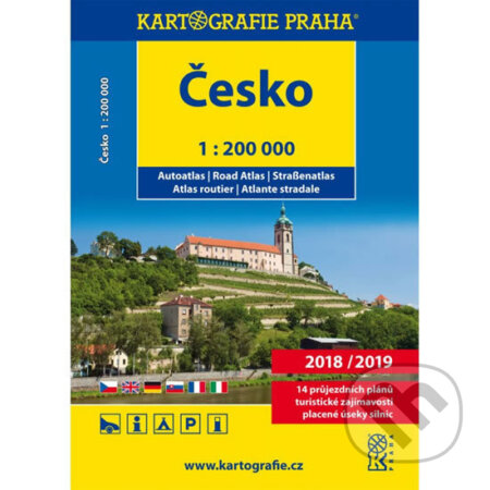 Česká republika - autoatlas 1:200 000, Kartografie Praha, 2014