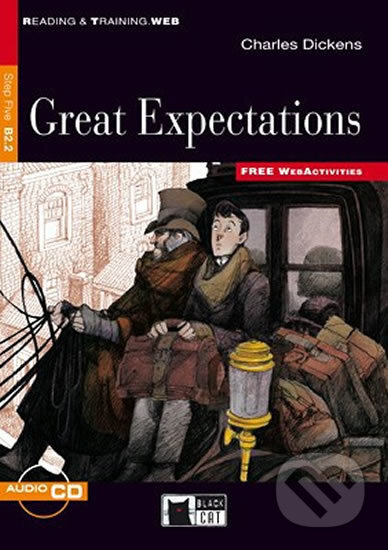 Reading & Training: Great Expectations + CD - Charles Dickens, Black Cat, 2017