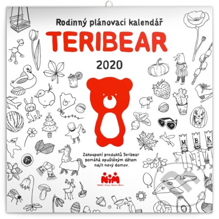 Poznámkový plánovací kalendář Teribear 2020, Presco Group, 2019