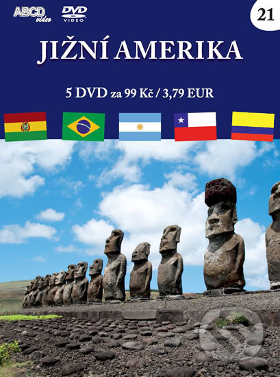 Jižní Amerika - 5 DVD, ABCD - VIDEO, 2015