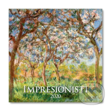 Nástenný kalendár Impresionisti 2020, Spektrum grafik, 2019