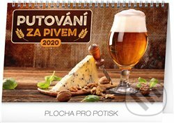 Stolní kalendář Putování za pivem 2020, Presco Group, 2019