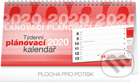 Stolní Týdenní plánovací kalendář 2020, Presco Group, 2019