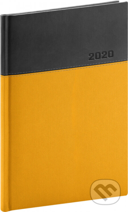 Diář Dado 2020 žlutočerný, Presco Group, 2019