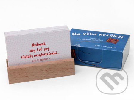 Na věku nezáleží (karty s dřevěným stojánkem) - Sri Chinmoy - kniha z kategorie Citáty a aforismy