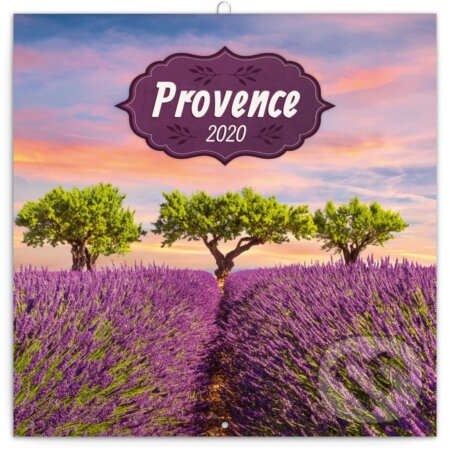 Poznámkový kalendář / kalendár Provence 2020, Presco Group, 2019