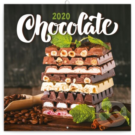 Poznámkový kalendář / kalendár Chocolate 2020, Presco Group, 2019