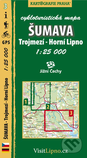 Šumava - Trojmezí, Horní Lipno 1:25 000, MCU, 2006