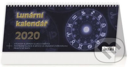 Lunární kalendář 2020 - stolní kalendář, Helma365, 2019