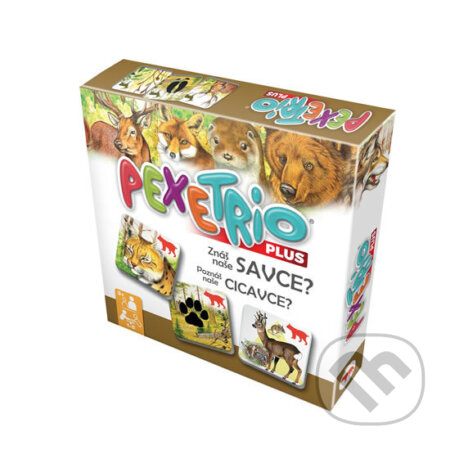 Pexetrio - Znáš naše savce? - hra z kategorie Společenské hry