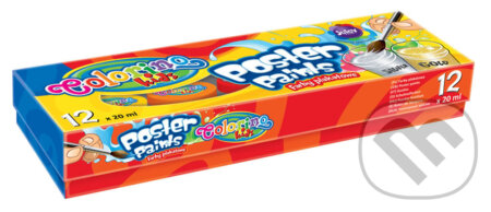 Temperové barvy kelímek (12 barev, 20 ml)