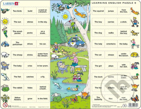 Learning English Puzzle 9 EN9 - puzzle z kategorie Naučné puzzle