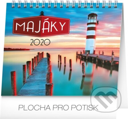 Stolní kalendář Majáky 2020, Presco Group, 2019