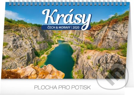Stolní kalendář Krásy Čech a Moravy 2020, Presco Group, 2019