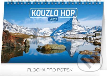 Stolní kalendář Kouzlo hor 2020, Presco Group, 2019