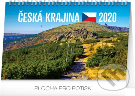 Stolní kalendář Česká krajina 2020, Presco Group, 2019