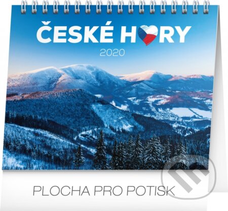 Stolní kalendář České hory 2020, Presco Group, 2019