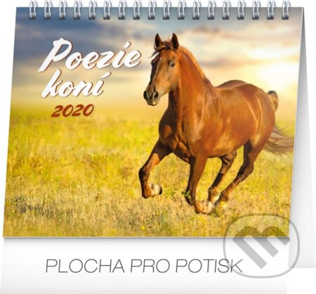 Stolní kalendář Poezie koní 2020, Presco Group, 2019