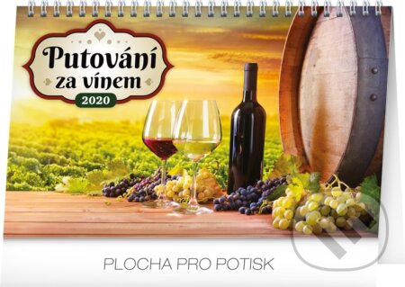 Stolní kalendář Putování za vínem 2020, Presco Group, 2019