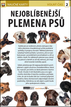 Naučné karty: Nejoblíbenější plemena psů - kniha z kategorie Naučné knihy