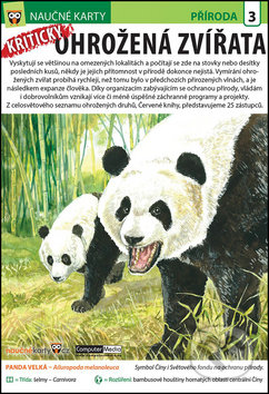 Naučné karty: Kriticky ohrožená zvířata - kniha z kategorie Naučné knihy