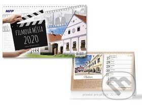 Filmová místa - stolní kalendář 2020, MFP, 2019