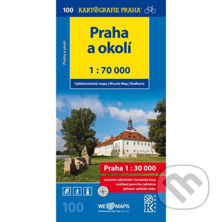 Praha a okoli 1:70 000, Kartografie Praha, 2015
