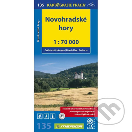 Novohradské hory 1:70 000, Kartografie Praha, 2010
