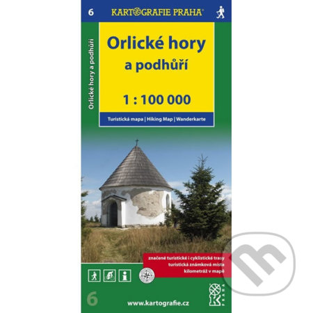 Orlické hory 1:100 000, Kartografie Praha, 2010
