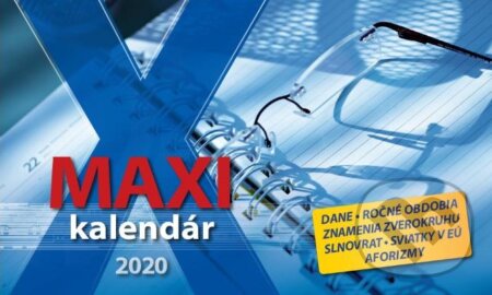 Stolový Maxi kalendár 2020, Spektrum grafik, 2019