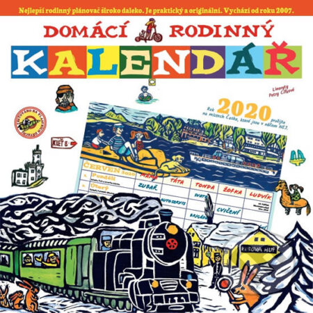 Domácí rodinný kalendář 2020 - Petra Cífková, Scrumage, 2019