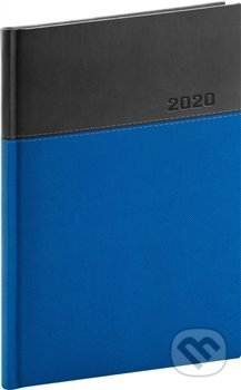 Denní diář Dado 2020, modročerný, 15 × 21 cm, Presco Group, 2019