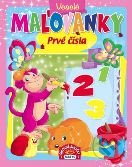 Veselé maľovanky - Prvé čísla - Zuzana Jánošíková, Matys, 2019