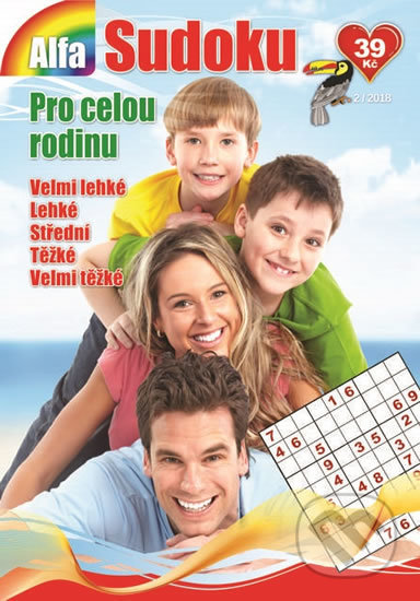 Sudoku pro celou rodinu 2/2018, Alfasoft, 2018