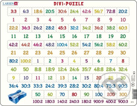 Divi Delenie AR9 - puzzle z kategorie Naučné puzzle