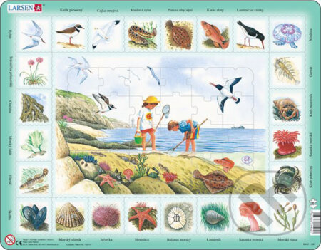 Na pláži NA2 - puzzle z kategorie Maxi dílky