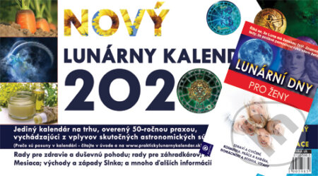 Lunárny kalendár 2020 + Lunární dny pro ženy - Vladimír Jakubec, G.P. Malachov, Eugenika, 2019