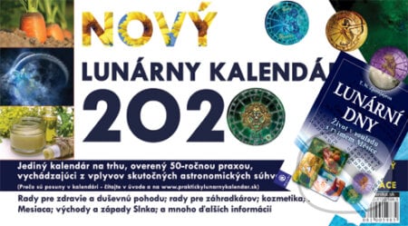 Lunárny kalendár 2020 + Lunární dny - Vladimír Jakubec, Tamara Zjurnjajeva, Eugenika, 2019
