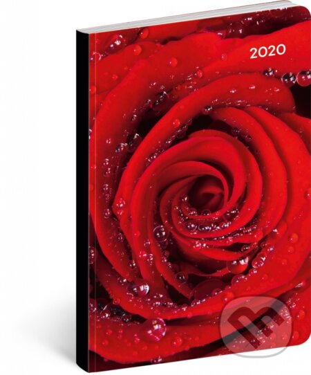Ultralehký diář Růže 2020, Presco Group, 2019