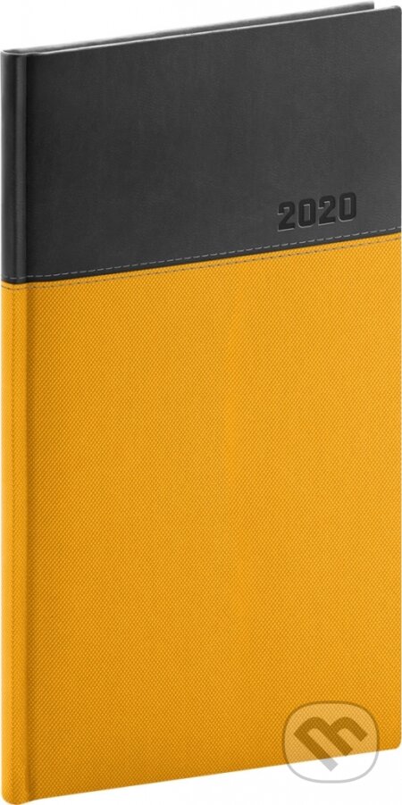 Diář Dado 2020 žlutočerný, Presco Group, 2019