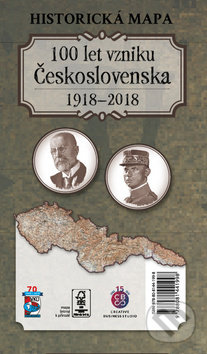 Historická mapa: 100 let vzniku Československa 1918 – 2018, Malované Mapy, 2018