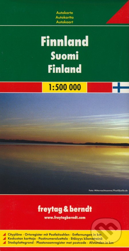 Finland 1:500 000, freytag&berndt, 2013