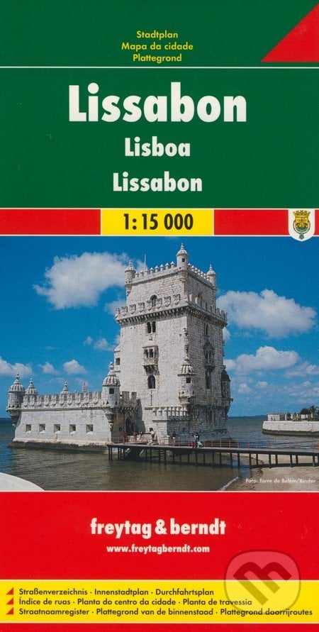 Lissabon 1:15 000, freytag&berndt, 2016
