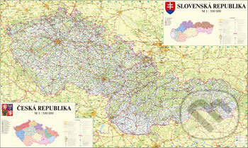 Česká a Slovenská republika 1:500 000 (nástenná mapa), ZES, 2009