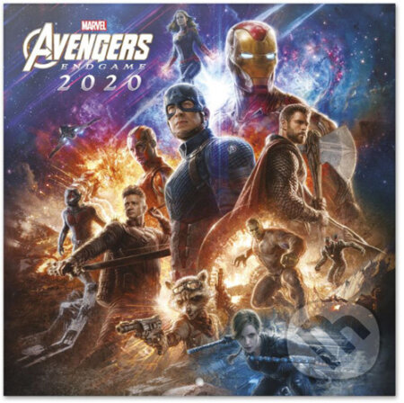 Kalendář Marvel 2020 s plakátem: Avengers, Avengers, 2019