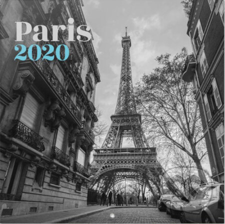 Kalendář 2020 16 měsíců: Paříž, , 2019