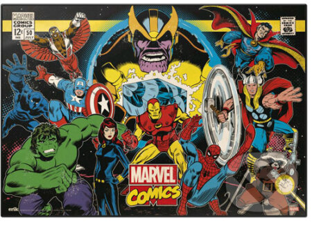 Podložka na stůl Marvel: Retro, Marvel, 2019