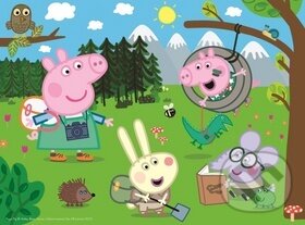 Prasátko Peppa v přírodě - puzzle z kategorie 15 - 60 dílků